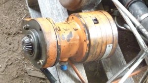 Original motor and bevel mount.